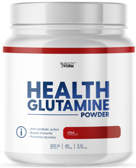 L-Глютамин Health Form Glutamine 200 г Кола