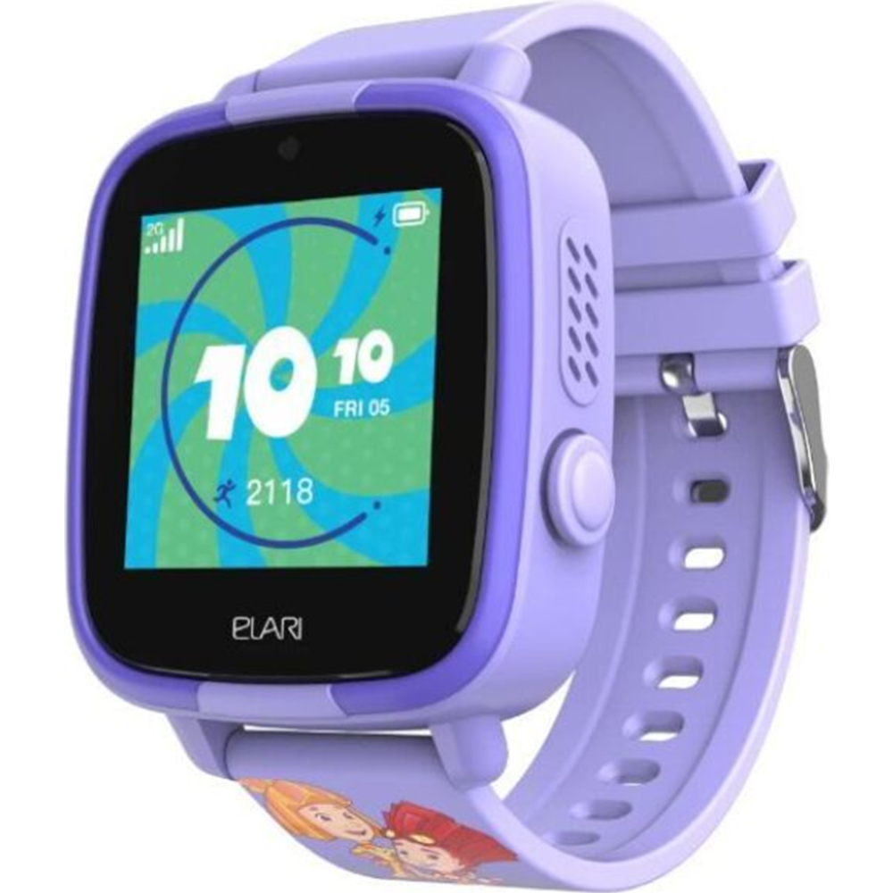 Умные часы детские «Elari» FixiTime Fun, фиолетовый #0
