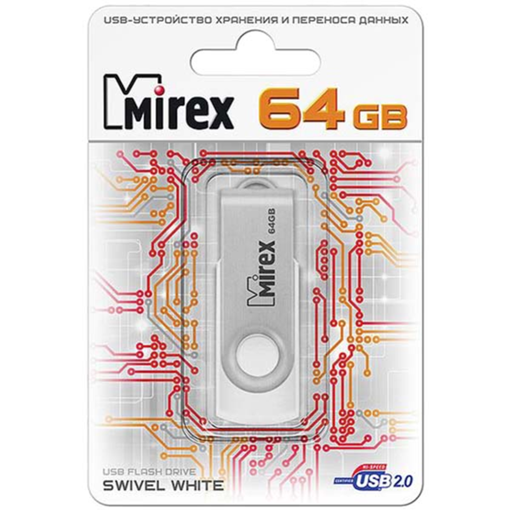 USB-накопитель «Mirex» 64 Гб, 13600-FMUSWT64