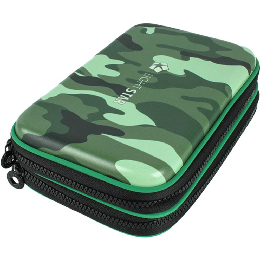 Пенал «Darvish» Camouflage, зеленый + 2 сувенирные ручки + POP IT, DV-LCH802-41