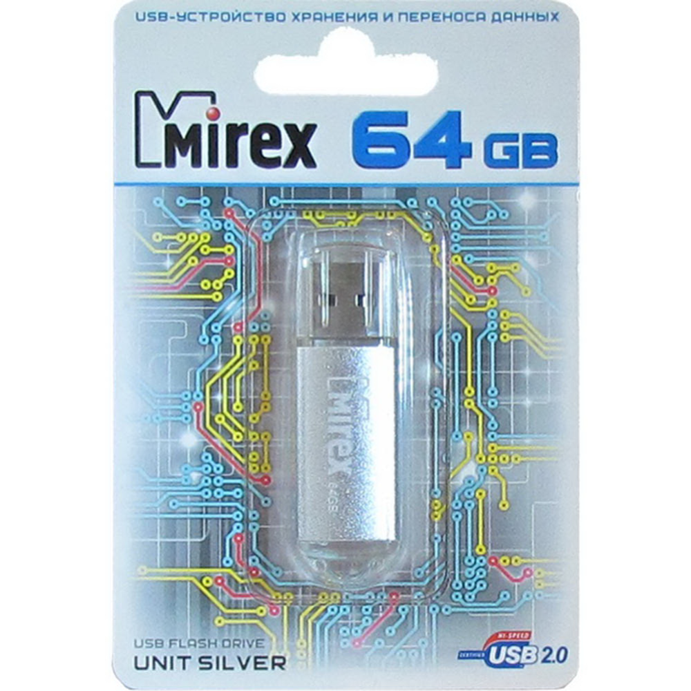 USB флэш-накопитель «Mirex» 13600-FMUUSI64, 64GB.