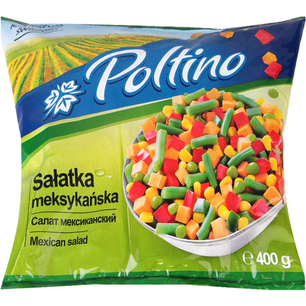 Овощ­ная смесь за­мо­ро­жен­ная «Poltino» Салат мек­си­кан­ский, 400 г