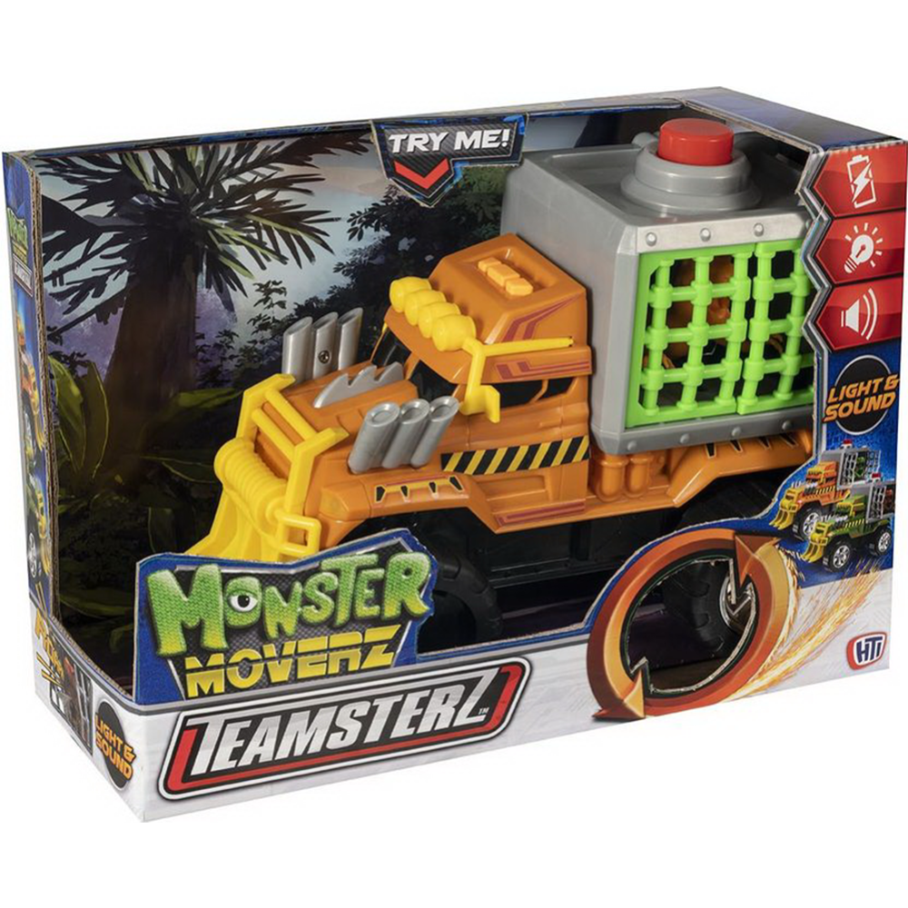 Игрушка «Teamsterz» Монстр-трак с динозавром в клетке, 1417115, в ассортименте