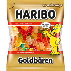 Мармелад жевательный «Haribo» Goldbaren, с фруктовым вкусом, 100 г