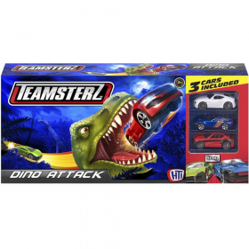 Иг­ро­вой набор «Teamsterz» Трек, Дино, 3 ма­шин­ки, 1416576
