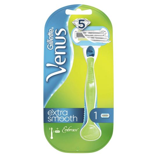 Бритва / станок для бритья женский Gillette Venus Embrace Extra Smooth с 1 кассетой