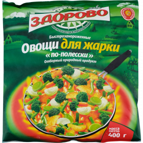 Овощ­ная смесь за­мо­ро­жен­ная «Живи Здо­ро­во» По-по­лес­ски, 400 г