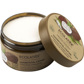 Шампунь-скраб для волос «Ecolatier» Green Coconut, Глубокое очищение, 300 г