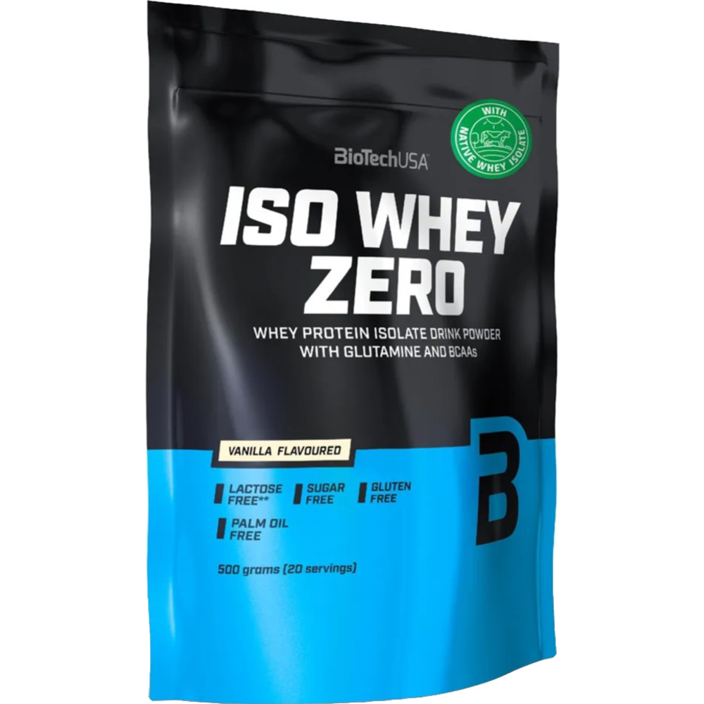 Протеин «BioTech USA» Iso Whey Zero, ваниль, 500 г