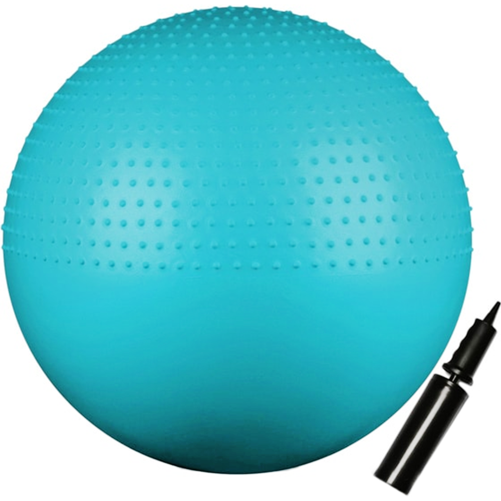 Мяч гимнастический «Indigo» Anti-Burst IN003, бирюзовый, 75 см