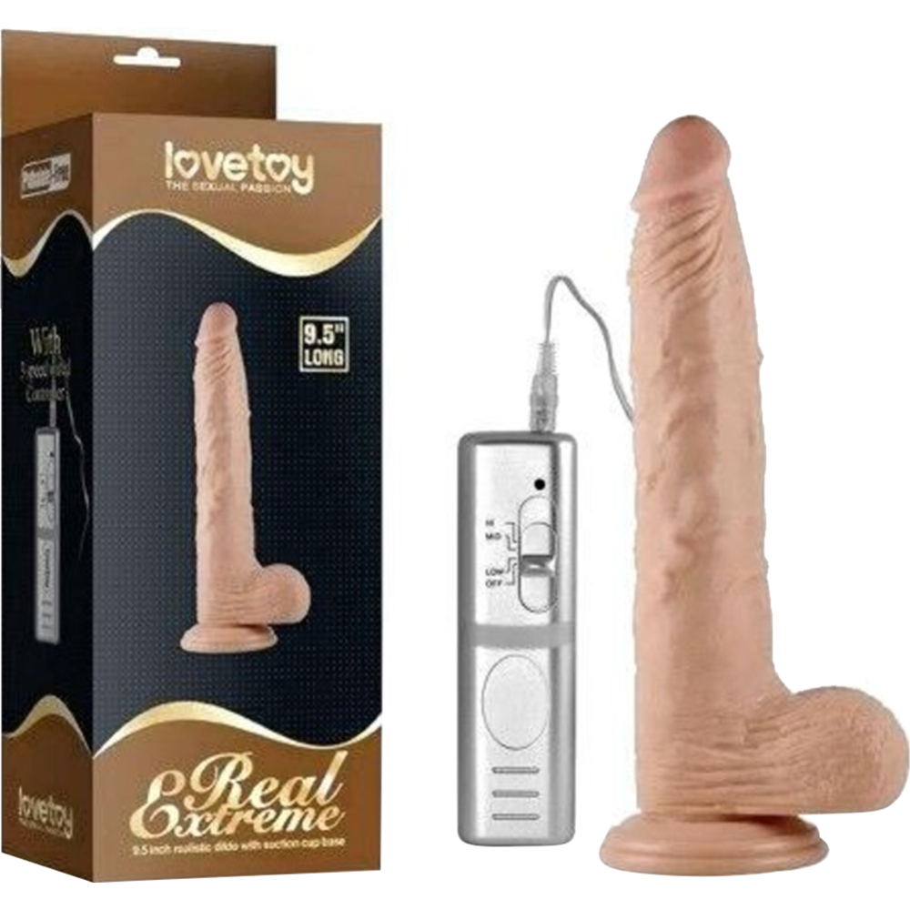 Вибратор «LoveToy» Real Extreme, 350042-1FLE, 24 см