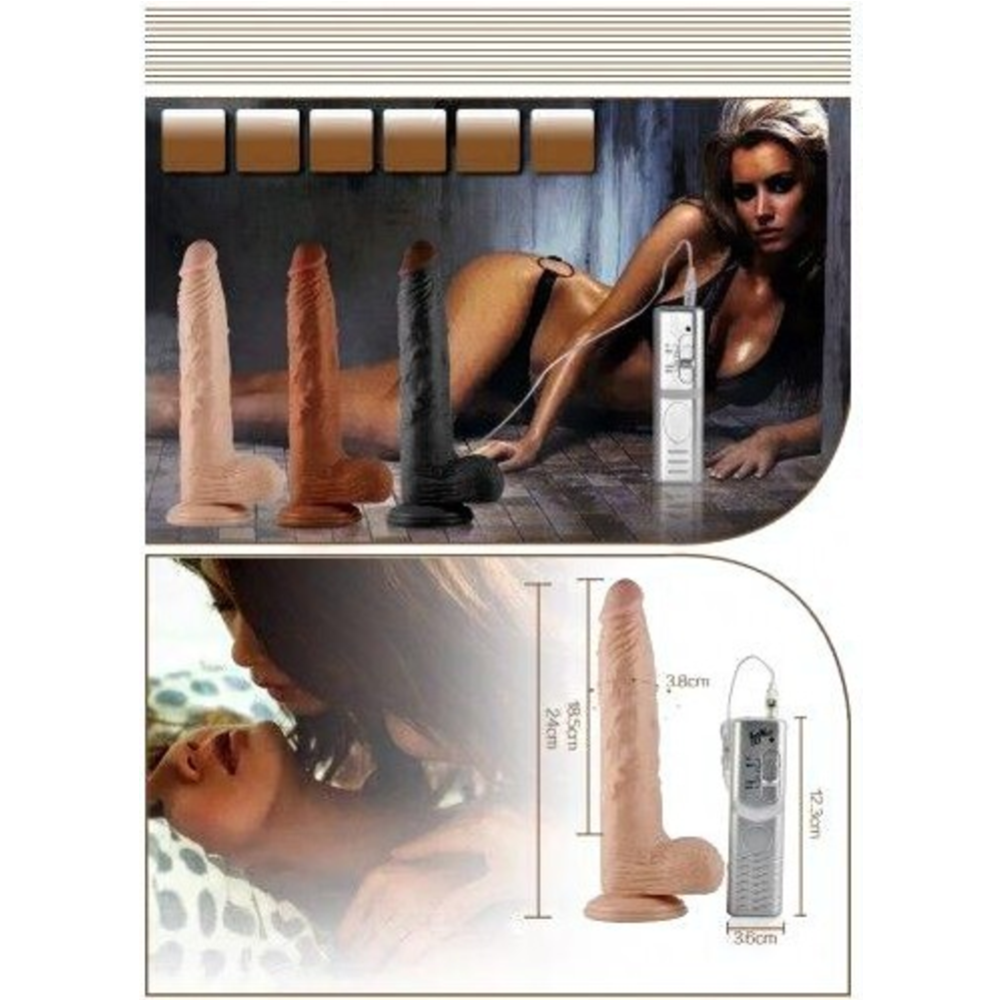 Вибратор «LoveToy» Real Extreme, 350042-1FLE, 24 см