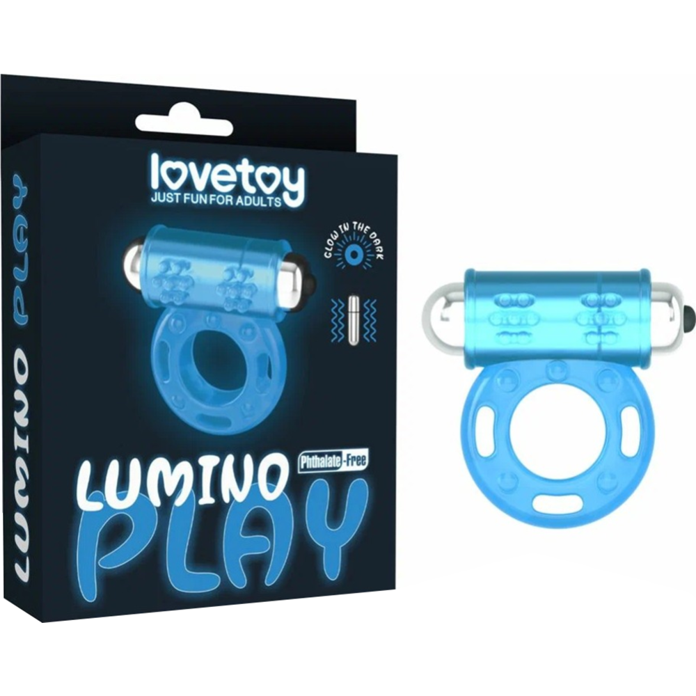 Виброкольцо «LoveToy» Lumino Play Vibrating Penis Ring, LV343216