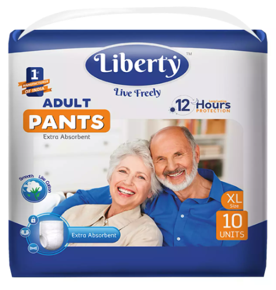 Подгузники-трусики Liberty Adult Pants Premium Pants Extra Large объём талии 96-165см 10шт