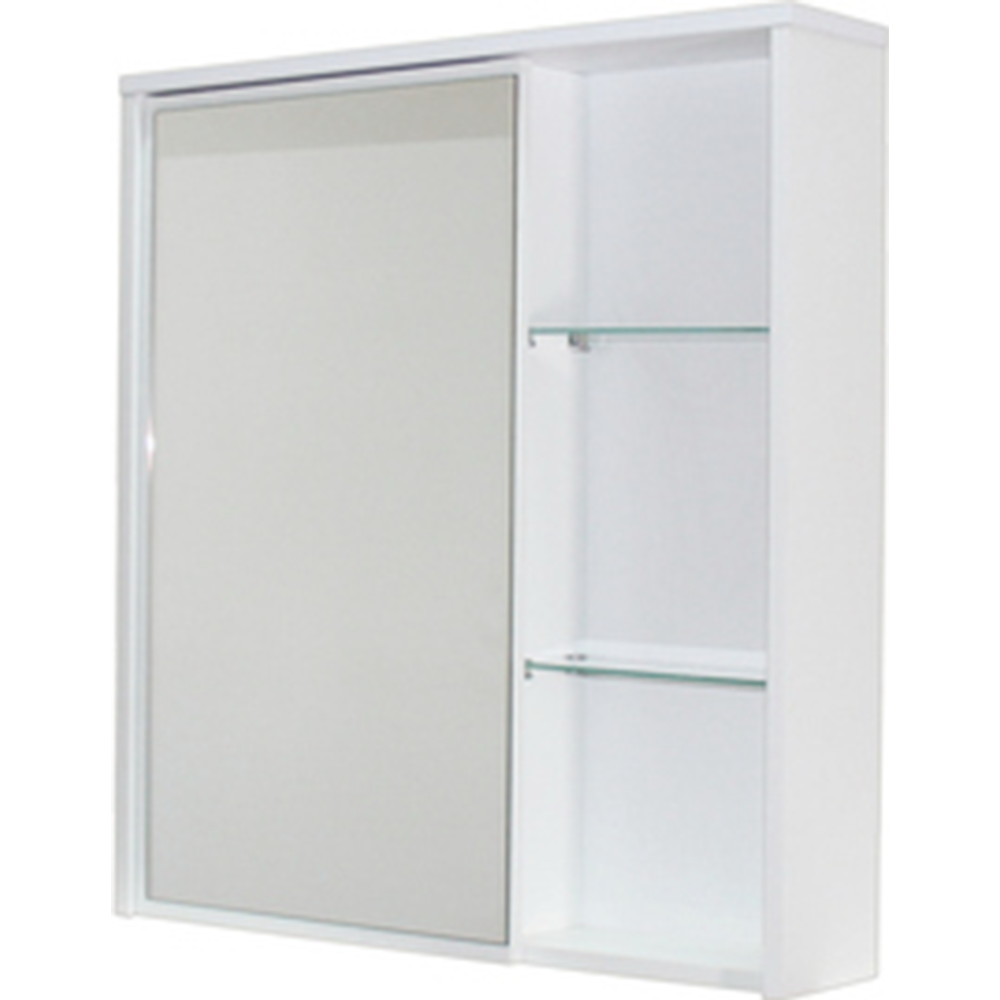 Шкаф навесной «СанитаМебель» Камелия-07.70 левый, белый