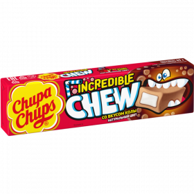 Кон­фе­та же­ва­тель­ная «Chupa Chups» Incredible chew, со вкусом колы, 47 г