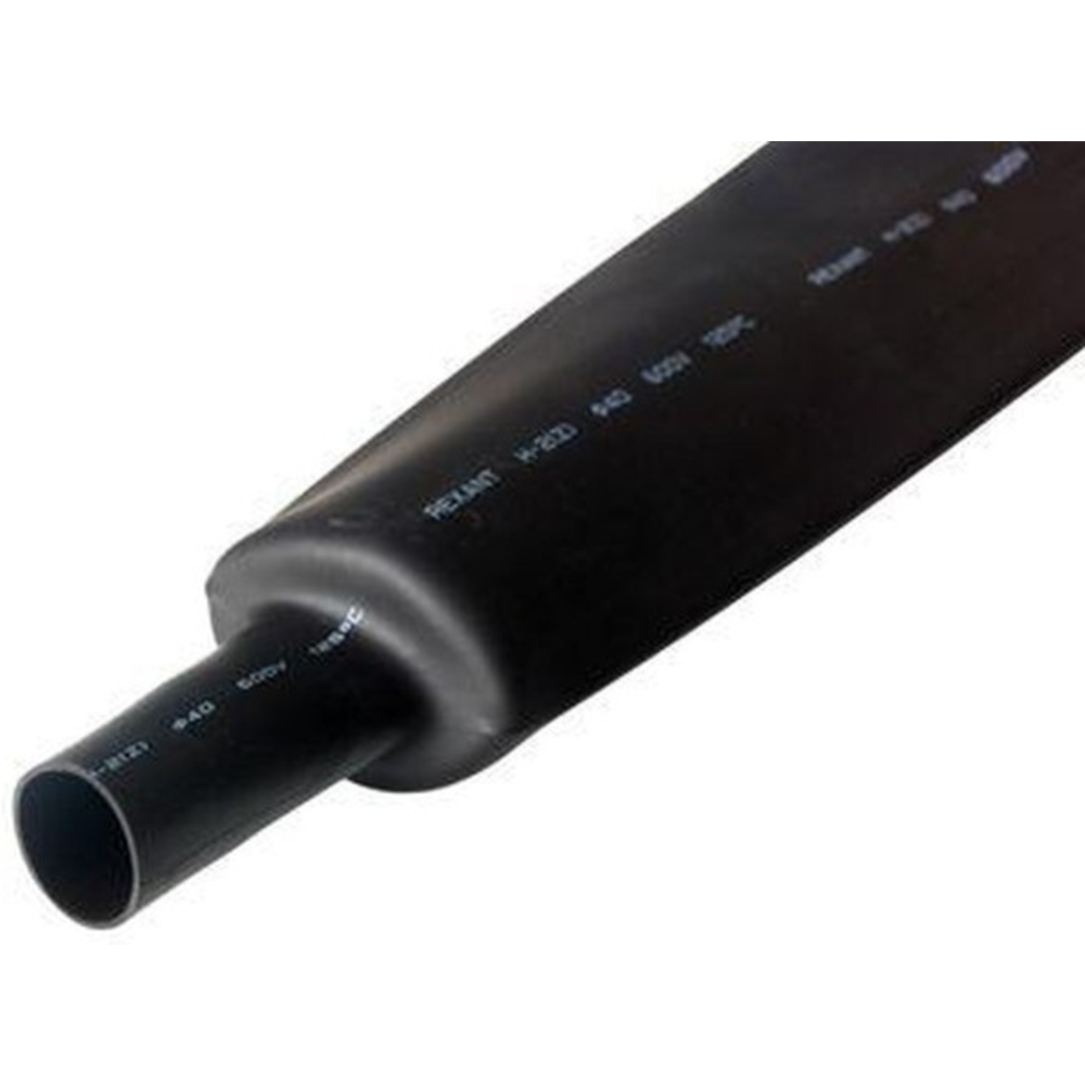 Термоусаживаемая трубка «Rexant» 24-0007, черный, 40.0/20.0 мм, 1 м, 10 шт