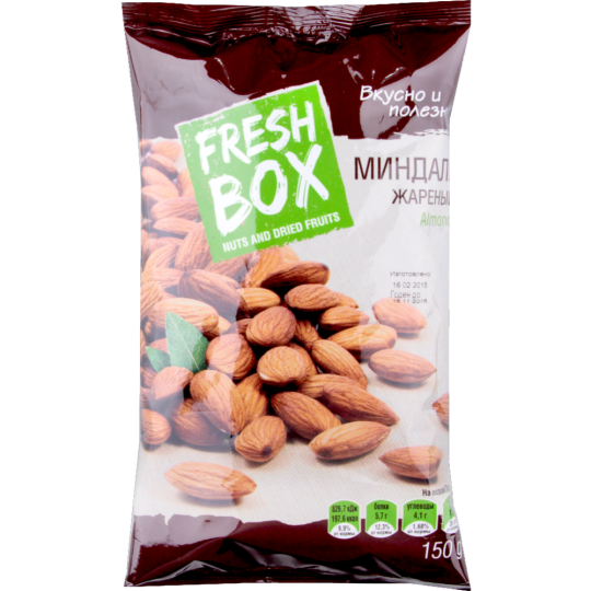 Миндаль жареный «Fresh Box» , 150 г