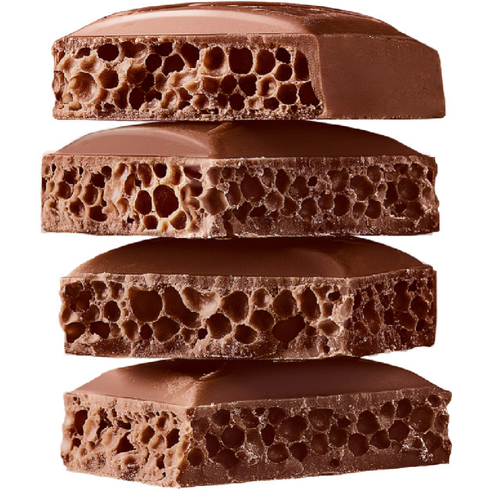 Шоколад пористый «Nestle» Шоколадные пузырьки, молочный, 75 г #4