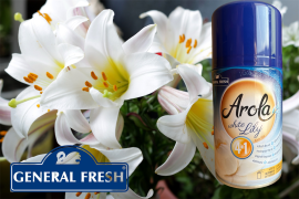 Сменный баллон к освежителю воздуха Arola White Lily General Fresh  250 мл