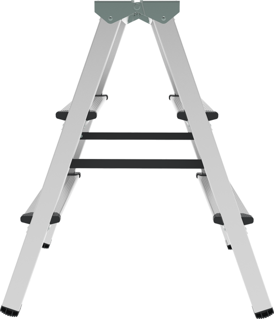 Стремянка Новая высота, алюминиевая, 2x3 ступени, NV112