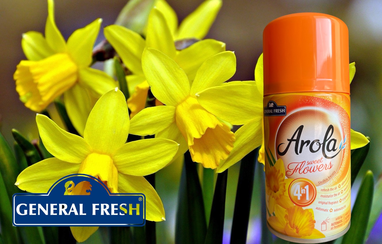 Сменный баллон к освежителю воздуха Arola Sweet Flowers General Fresh 250 мл