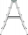 Стремянка Новая высота, алюминиевая, 2x5 ступени, NV112