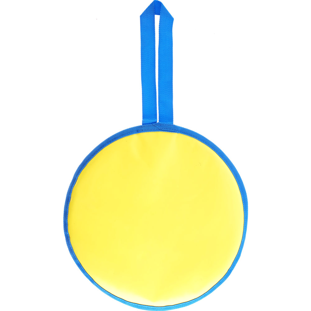 Ледянка «Спортивный гид» мягкая с узорами, желтая, d=400 мм