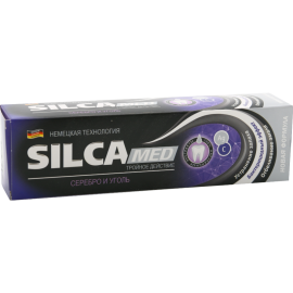 Зубная паста «SilcaMed» серебро и уголь, 130 г