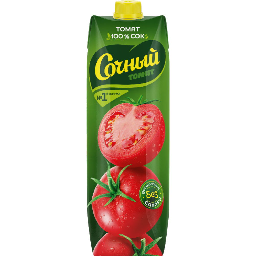 Сок «Сочный» томатный с мякотью, с солью, 1 л #0