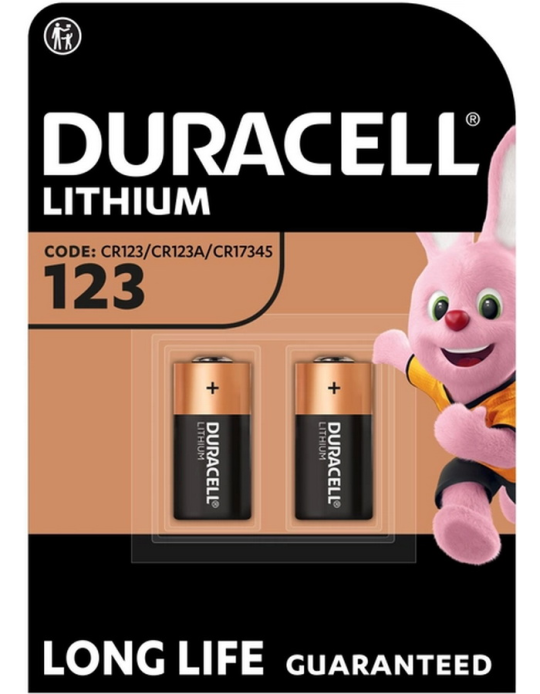 Батарейка Duracell CR123 - (2шт)