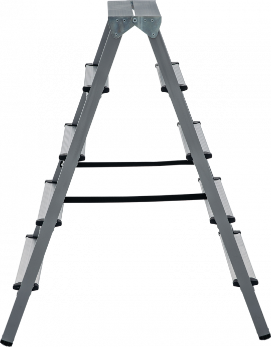 Стремянка Новая высота, комбинированая, 2x5 ступеней, NV114