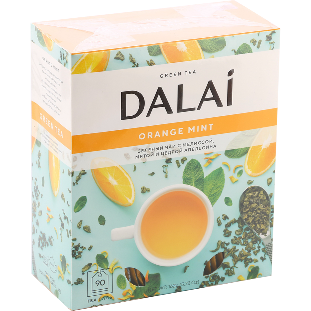 Чай зеленый «Dalai» Orange Mint, 90х1.8 г