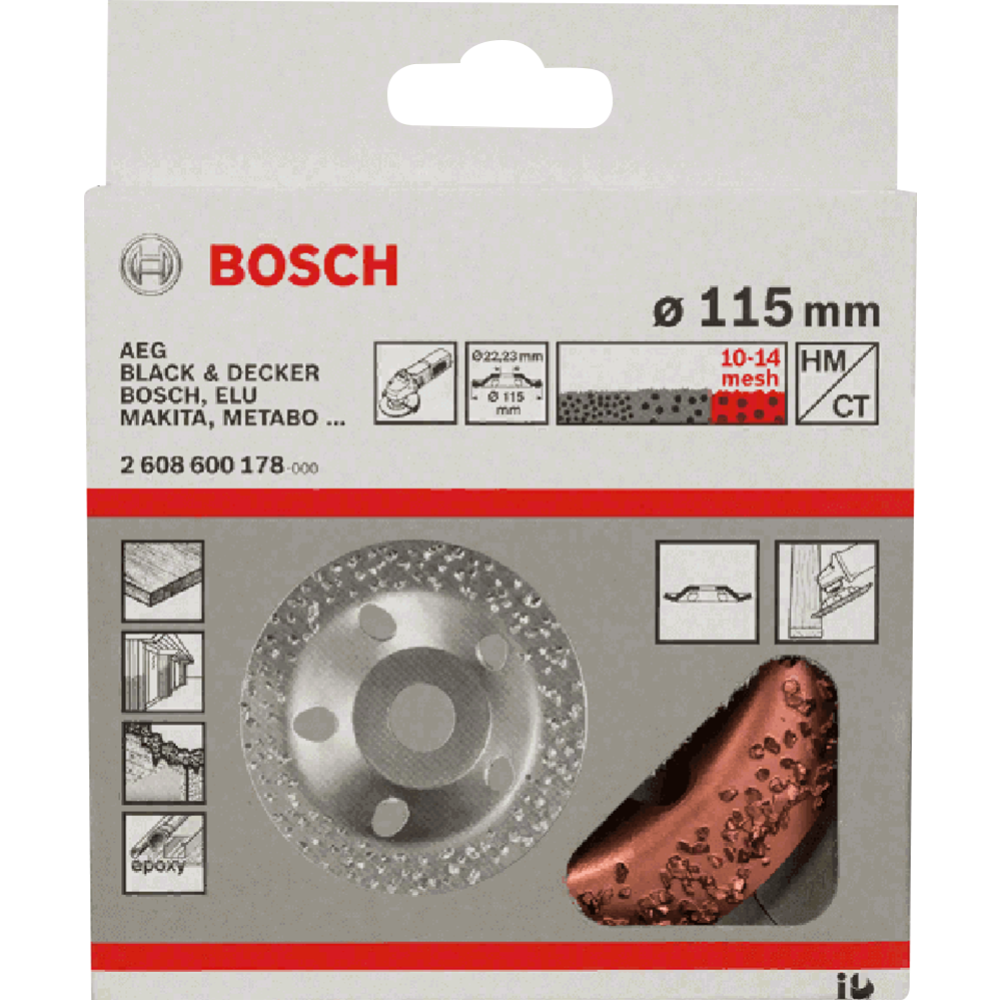 Чашка твердосплавная «Bosch» 2.608.600.178