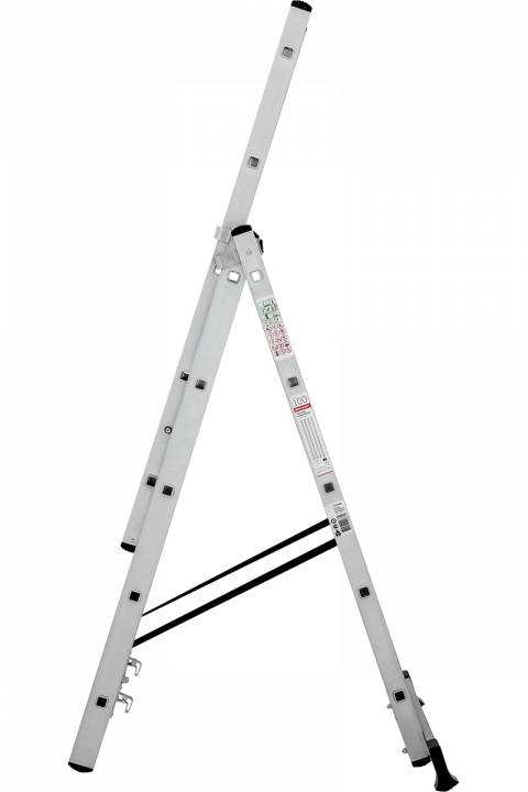 Лестница Новая высота, трёхсекционная, алюминиевая, 3x5 ступеней, NV123