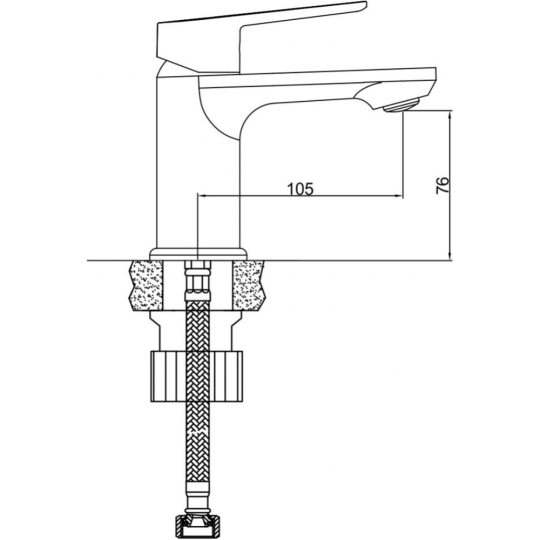 Смеситель «Gross Aqua» Dyno, 6248285C