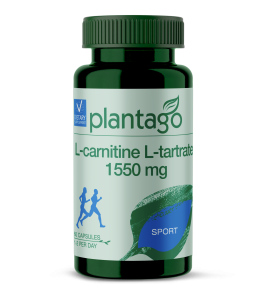 L-carnitine L-tartratе Plantago,1550 mg, 60 капсул