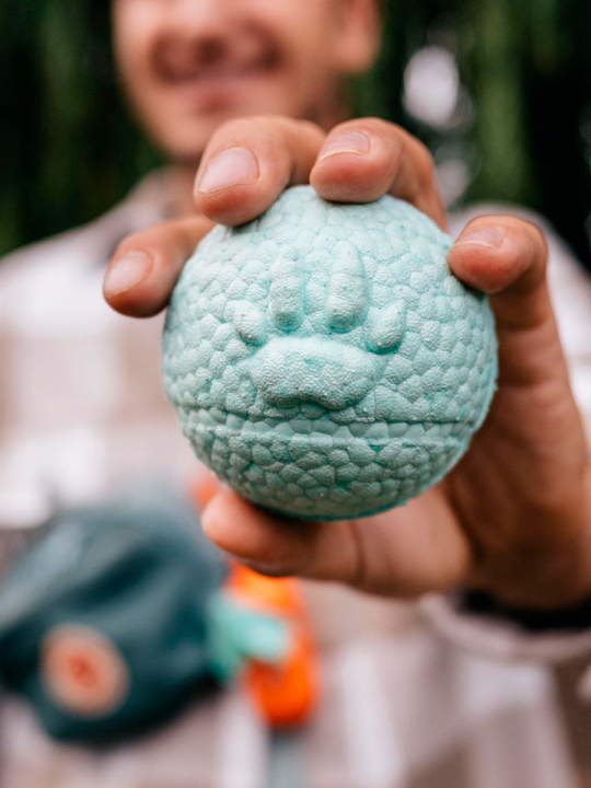 Мяч для собак Explorer Dog, бирюзовый, 8 см (арт. TED134)