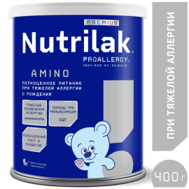 Молочная смесь Nutrilak Premium ProAllergy AMINO, 400г