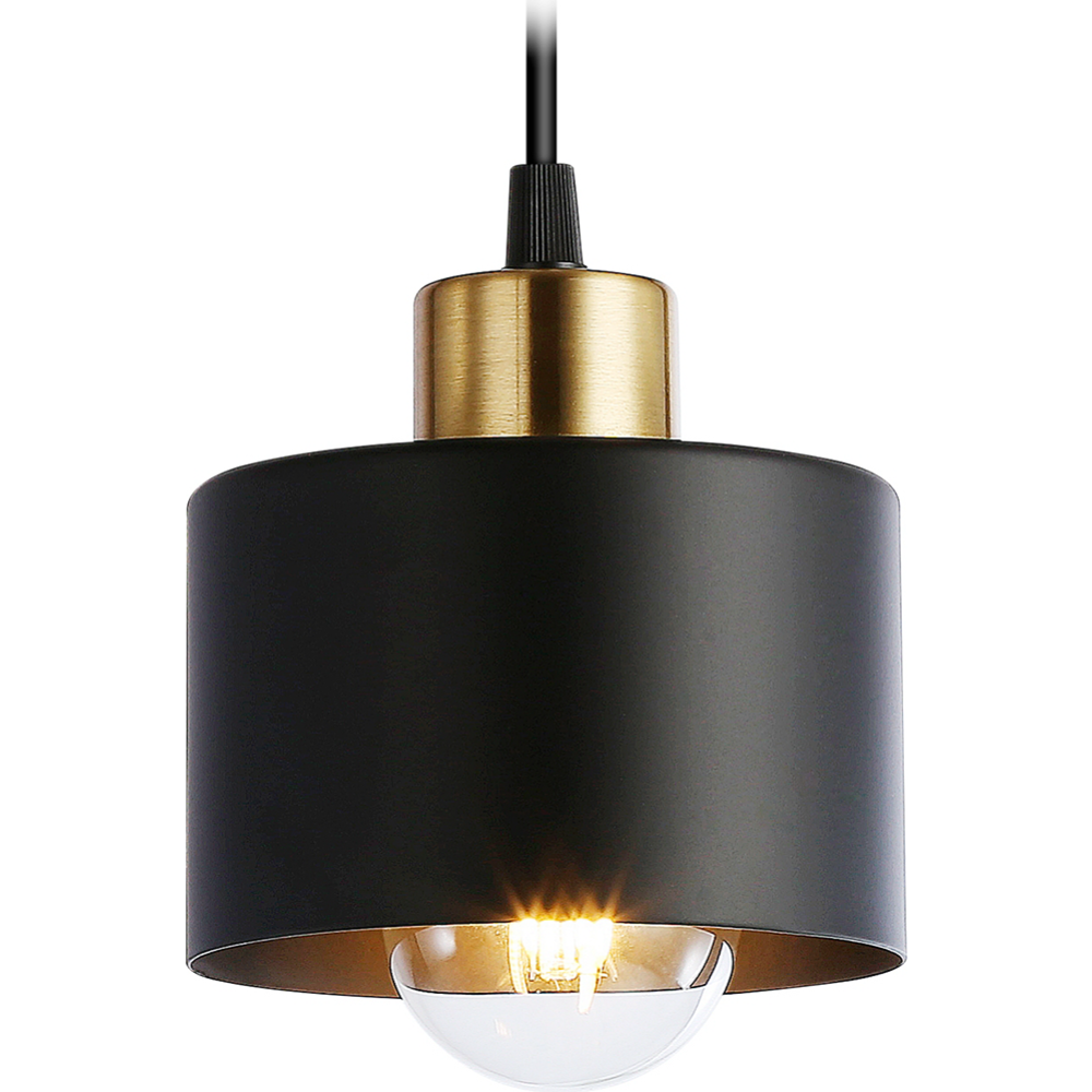 Подвесной светильник «Ambrella light» TR8113 BK/BS, черный/латунь