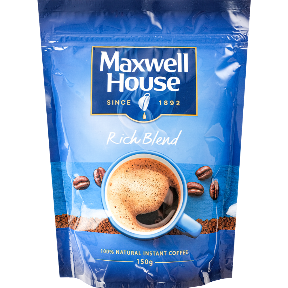 Кофе на­ту­раль­ный рас­тво­ри­мый «Maxwell House» суб­ли­ми­ро­ван­ный, 150 г