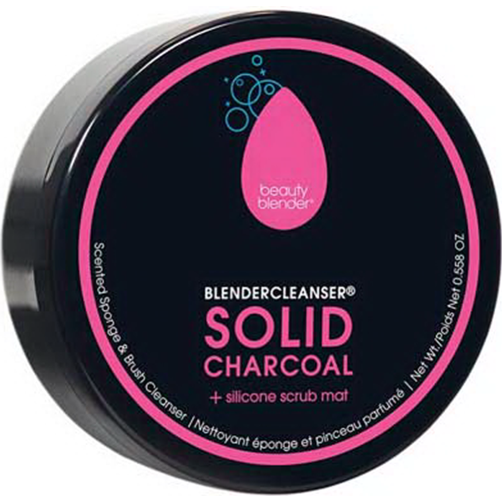 Мыло для спонжей «Beautyblender» Blendercleanser solid charcoal, 15 г