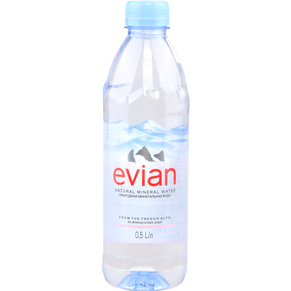 Вода минеральная «Evian» негазированная, 0.5 л #0