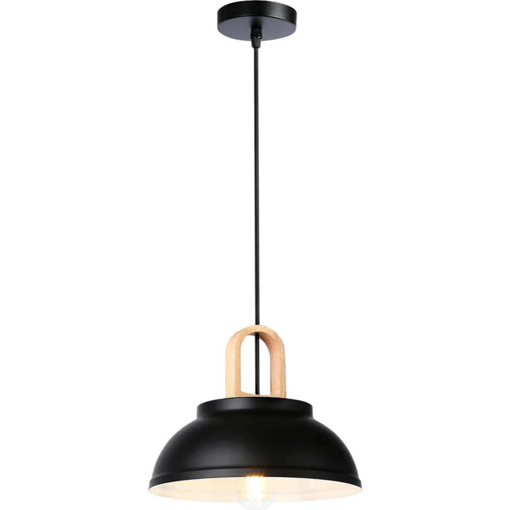 Подвесной светильник «Ambrella light» TR8192 BK/LW, черный/светлое дерево