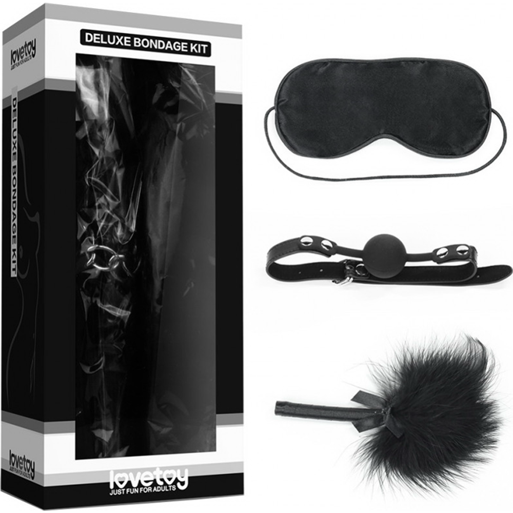 БДСМ-набор «LoveToy» Deluxe Bondage Kit, SM1002 Black купить в Минске:  недорого, в рассрочку в интернет-магазине Емолл бай