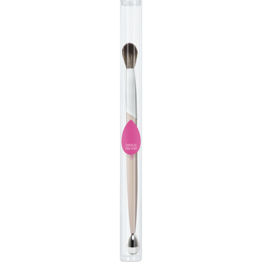 Кисть для теней «Beautyblender» High Roller Crease Brush&Cooling Roller