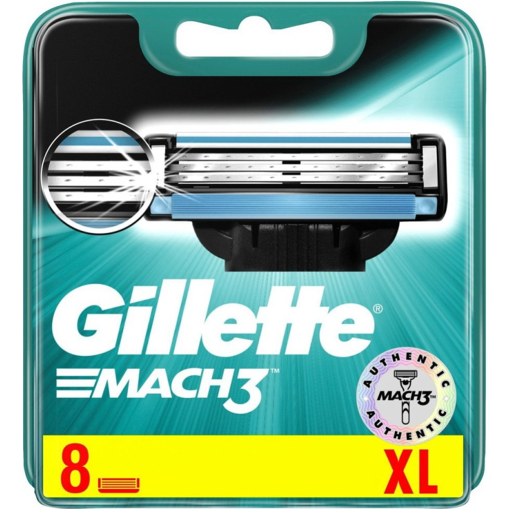 Сменные кассеты для бритья «Gillette» Mach 3, 8 шт #0