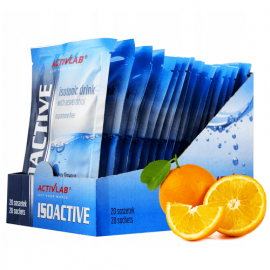 Изотоник ActivLab ISOACTIVE с экстрактом гуараны 31 г х 20 пакетиков Апельсин