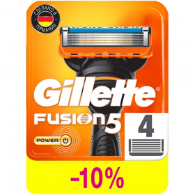 Смен­ные кас­се­ты для муж­ской бритвы «Gillette» Fusion Power, 4 шт