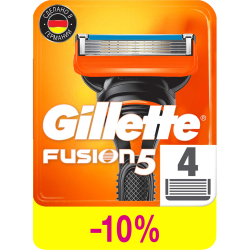 Смен­ные кас­се­ты «Gillette» для бритвы Fusion, 4 шт